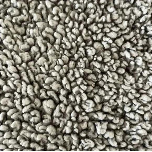 Pink Victoria’s Secret Gray Open Front Sherpa  Hooded Jacket Sz One Size #1482 - Picture 9 of 11